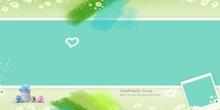 清新水彩风背景图