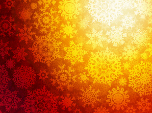 绚丽多彩雪花背景图案