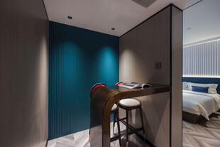 现代简约风卧室吧台一角