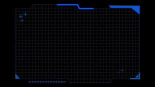 蓝色边框黑色网格图案