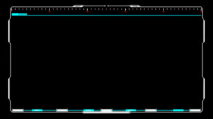 黑色边框带蓝边的屏幕