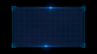 蓝色网格科技感背景图