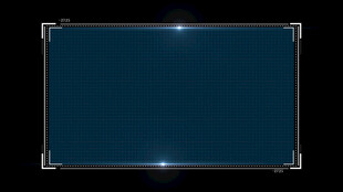 蓝色边框发光矩形背景