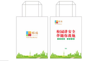 环保宣传手提袋设计图