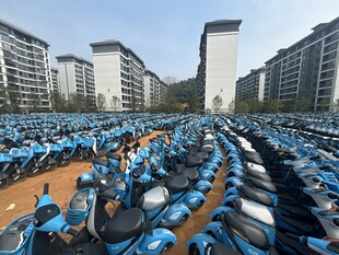 大型电动车停放场景