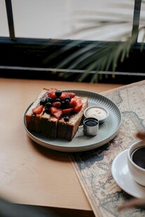 美味早餐搭配咖啡