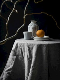 静物摆拍 陶罐 水果与杯具