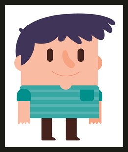 卡通男孩形象
