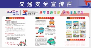 交通安全宣传栏展示