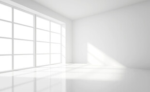 简约空旷的白色室内空间