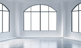 简约空旷的室内空间场景