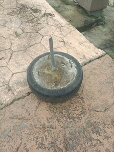 废弃轮胎