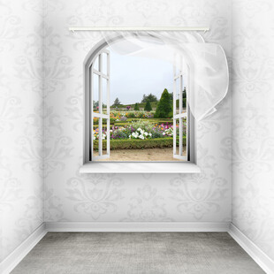 窗边风景简约室内空间