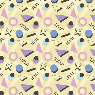 几何图案无缝背景纹理