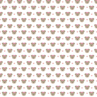 心形图案无缝背景纹理