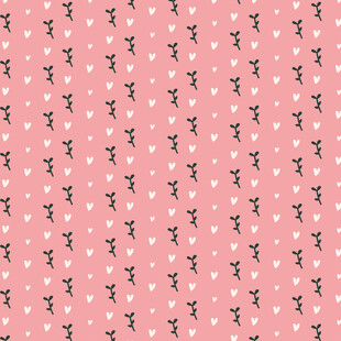 粉色波点小鹿图案背景