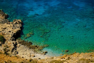 美丽清澈的海边风景