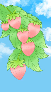 卡通草莓壁纸图案