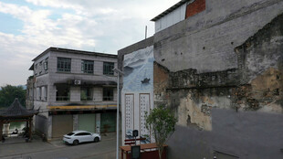 老旧街巷中的民居景象