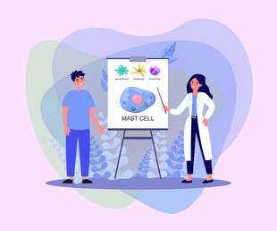 医生与患者讲解脑部知识