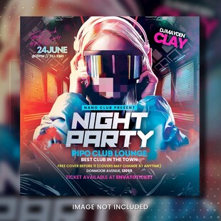 夜派对宣传海报