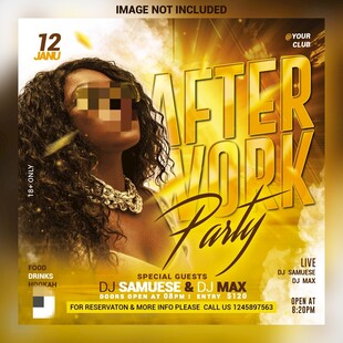 下班后派对宣传海报