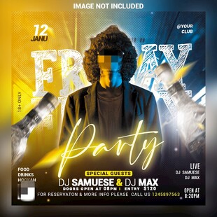 周五派对狂欢夜海报