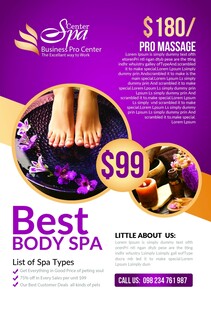 足部水疗优惠广告