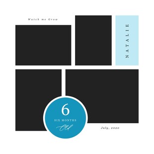 6款简约黑色背景图模板