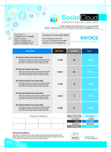 科技风数据对比信息图表