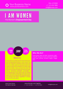 女性主题网页设计展示