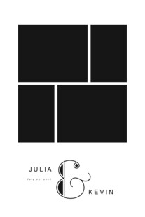 简约几何风格6周年标识