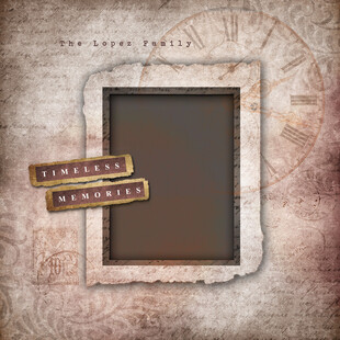 复古相框装饰元素