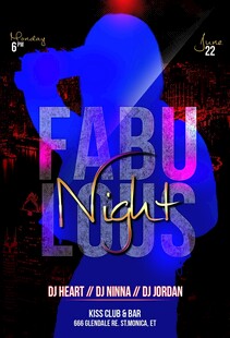 激情FABU之夜派对海报