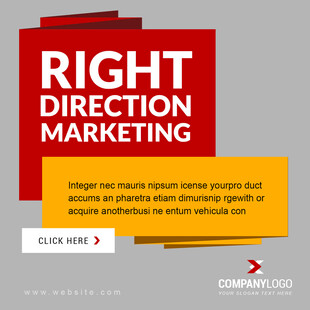 右向营销宣传页