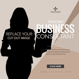 商务顾问招聘海报