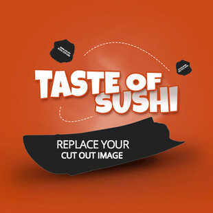 寿司美味体验海报设计