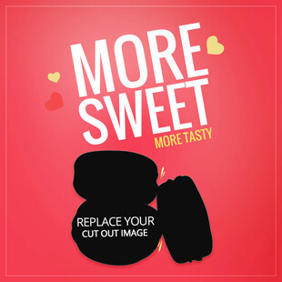 甜蜜时刻蛋糕装饰模板