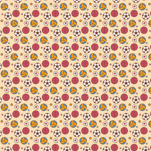 复古波点几何图案背景