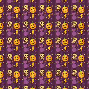 万圣节南瓜图案背景