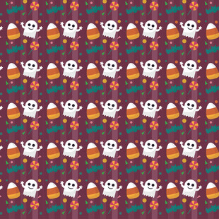 万圣节主题卡通图案背景