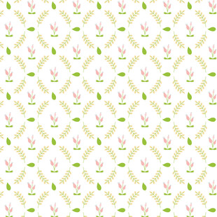 清新兔子图案背景纹理