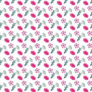 粉色花卉图案背景纹理