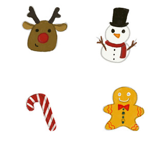 圣诞可爱元素集合