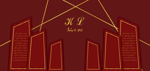 红色婚礼 婚礼舞台 中式婚礼