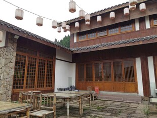 中式庭院古朴雅致的空间