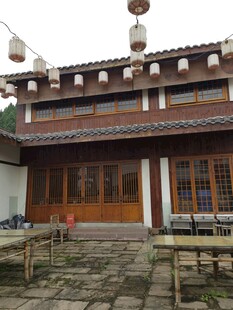 传统中式建筑古朴庭院