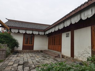 中式庭院小屋古朴景致