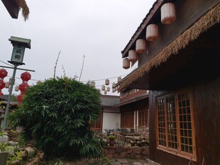 中式乡村小屋景观