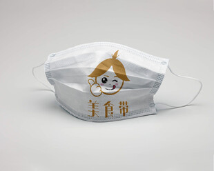 卡通小狗图案医用防护口样机罩
